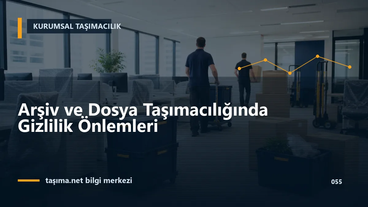 Arşiv ve Dosya Taşımacılığında Gizlilik Önlemleri