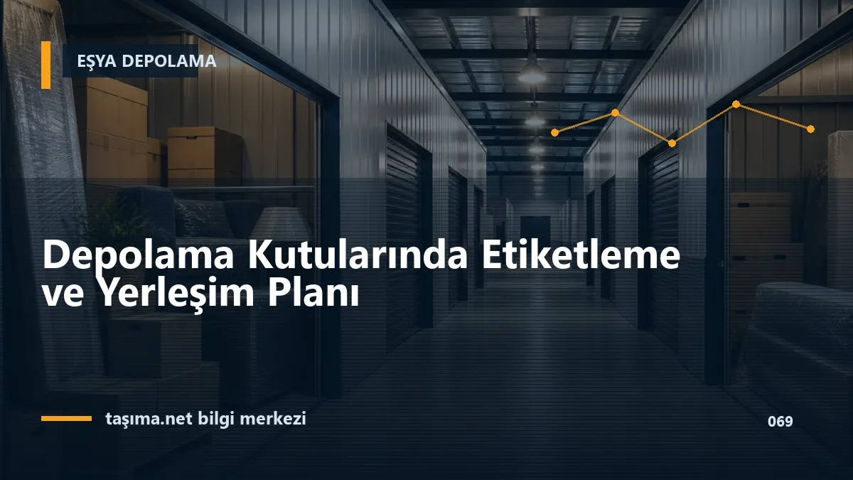 Depolama Kutularında Etiketleme ve Yerleşim Planı
