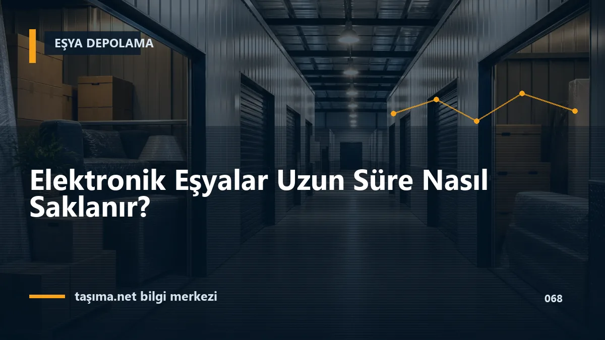 Elektronik Eşyalar Uzun Süre Nasıl Saklanır?