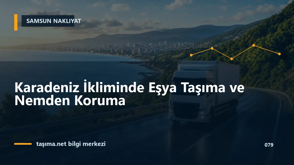 Karadeniz İkliminde Eşya Taşıma ve Nemden Koruma