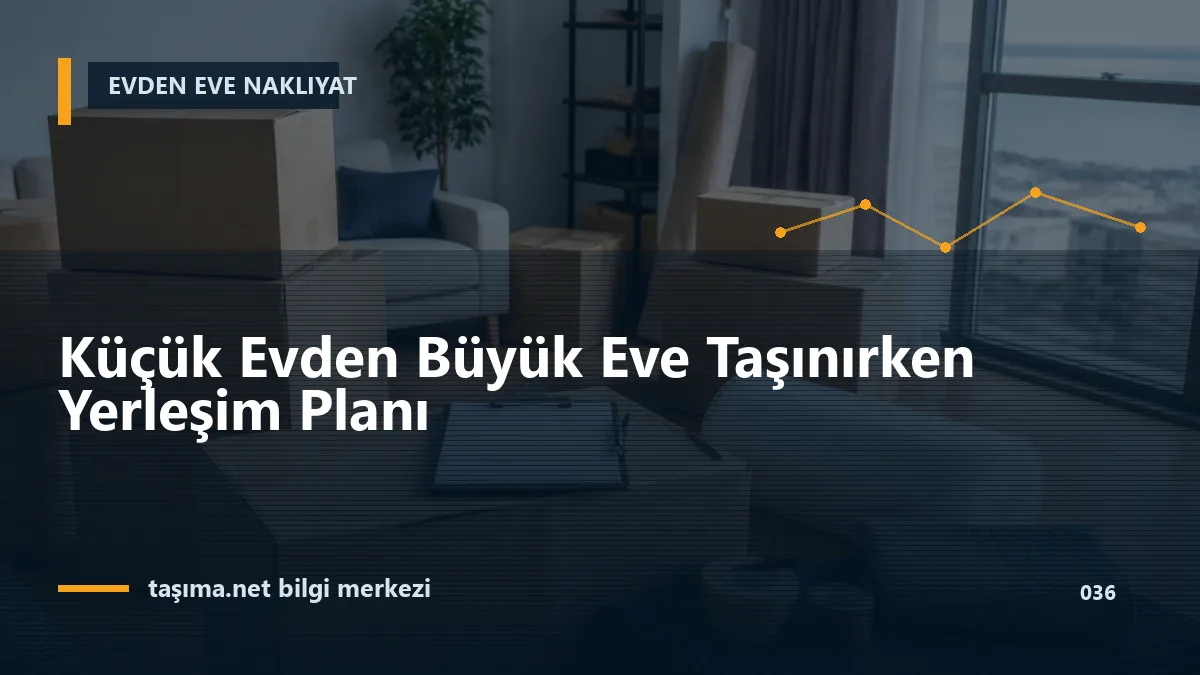 Küçük Evden Büyük Eve Taşınırken Yerleşim Planı