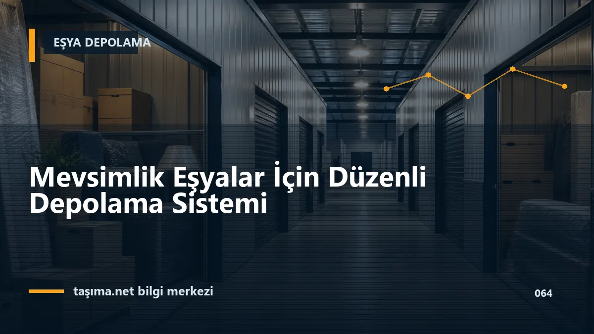 Mevsimlik Eşyalar İçin Düzenli Depolama Sistemi