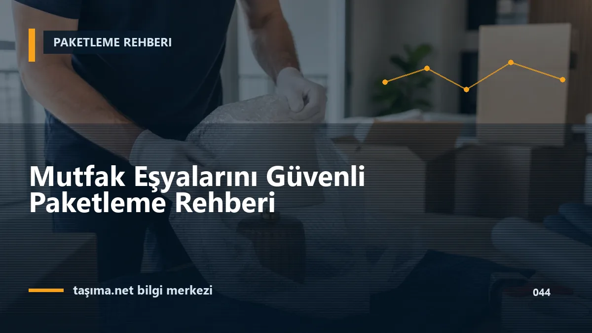 Mutfak Eşyalarını Güvenli Paketleme Rehberi