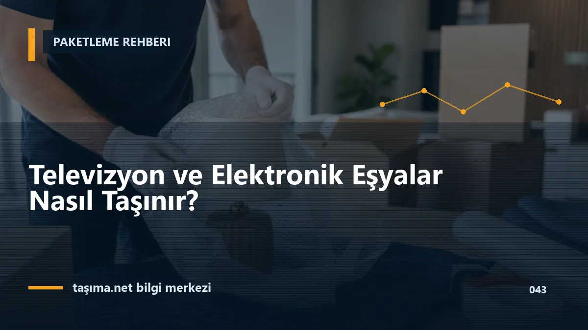 Televizyon ve Elektronik Eşyalar Nasıl Taşınır?
